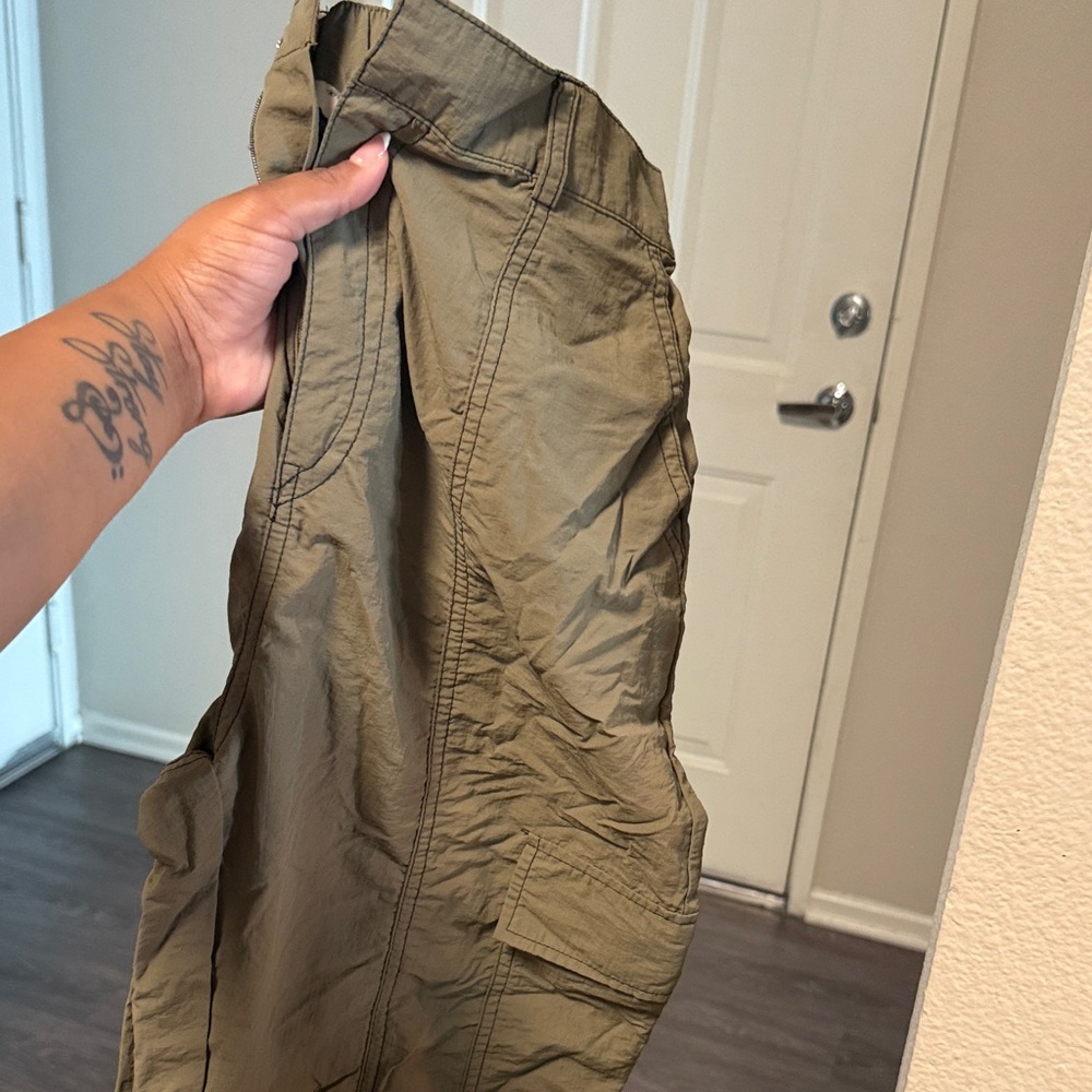 Olive Green Track Pants